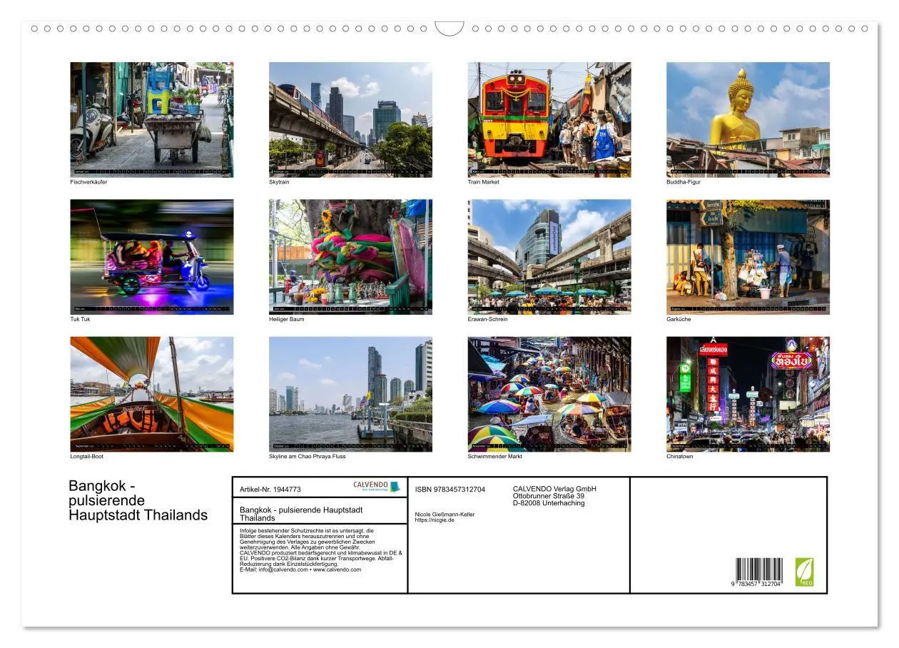Bild: 9783457312704 | Bangkok - pulsierende Hauptstadt Thailands (Wandkalender 2026 DIN...