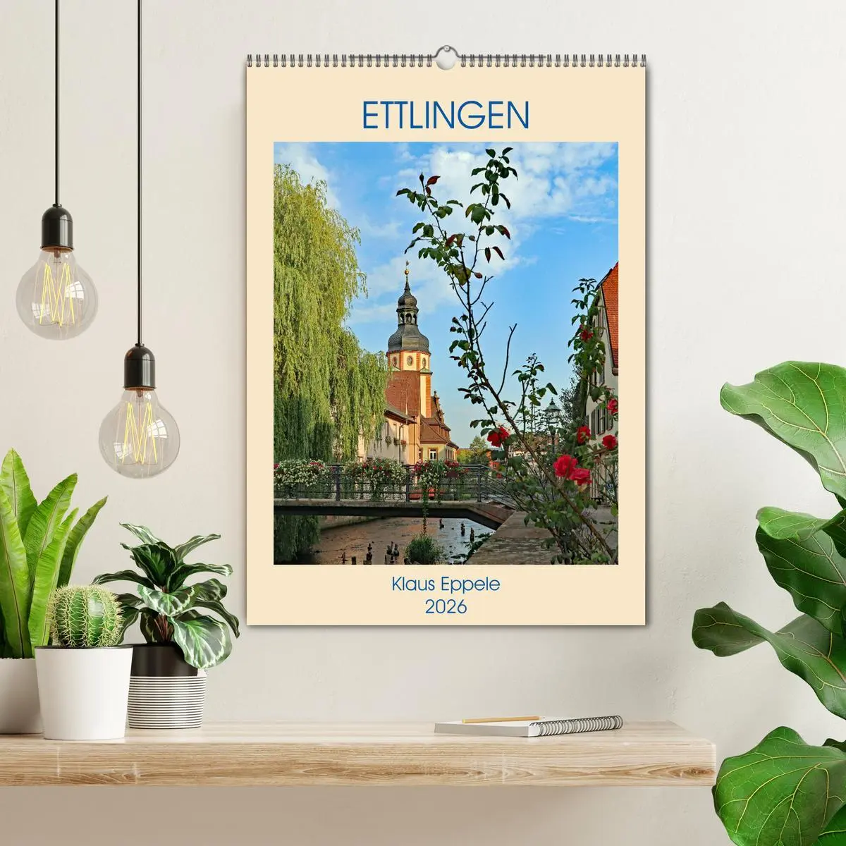 Bild: 9783516402704 | ETTLINGEN (Wandkalender 2026 DIN A2 hoch), CALVENDO Monatskalender