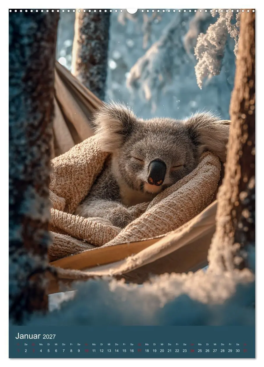Bild: 9783516882704 | Workaholic - Mach mal Pause und chill wie ein Koala (Wandkalender...