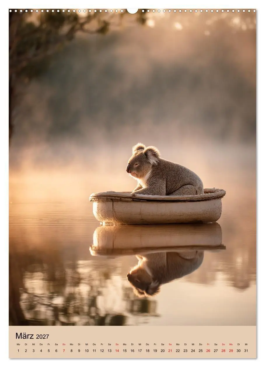 Bild: 9783516882704 | Workaholic - Mach mal Pause und chill wie ein Koala (Wandkalender...