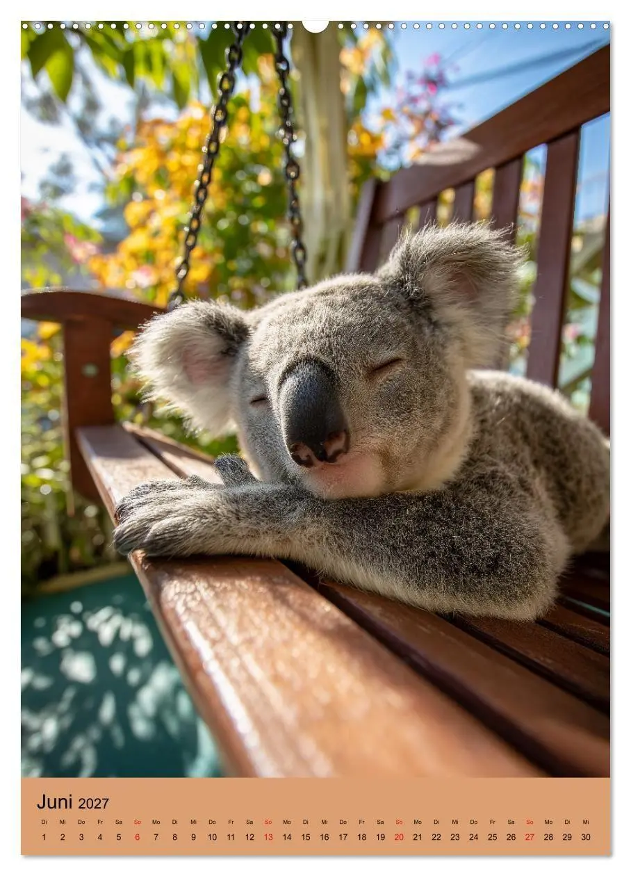 Bild: 9783516882704 | Workaholic - Mach mal Pause und chill wie ein Koala (Wandkalender...
