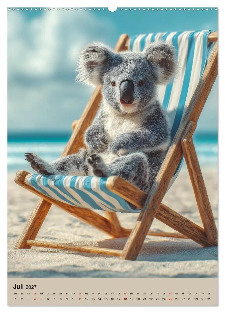 Bild: 9783516882704 | Workaholic - Mach mal Pause und chill wie ein Koala (Wandkalender...