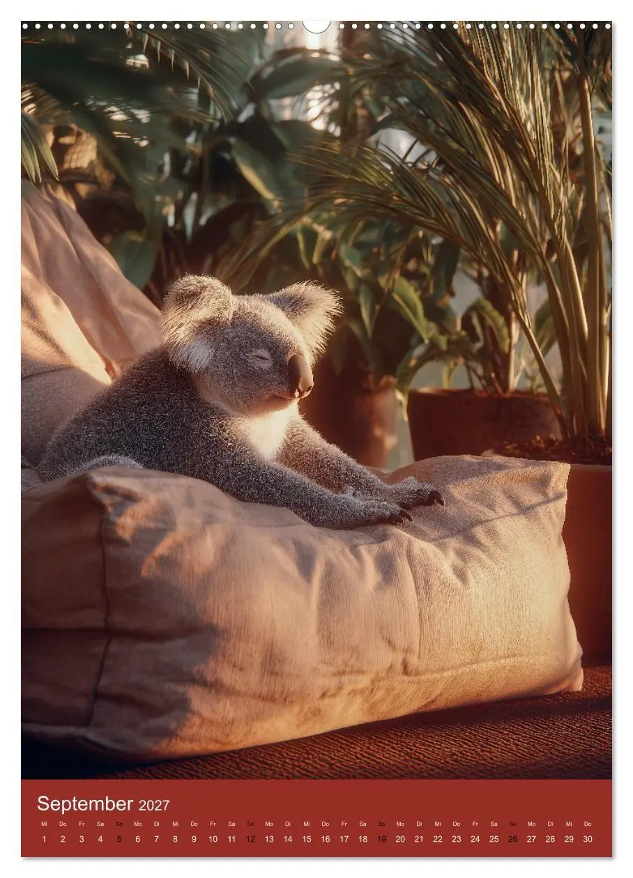 Bild: 9783516882704 | Workaholic - Mach mal Pause und chill wie ein Koala (Wandkalender...