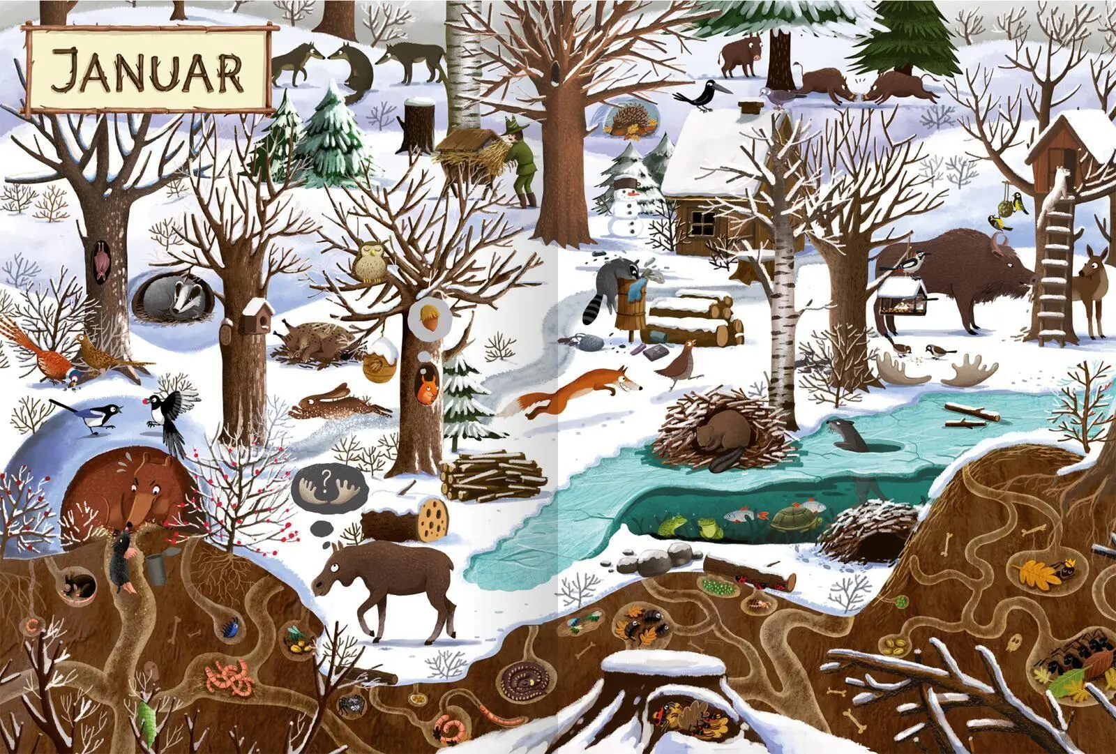 Bild: 9783845872704 | Ein Jahr im Wald | Emilia Dziubak | Buch | 32 S. | Deutsch | 2026
