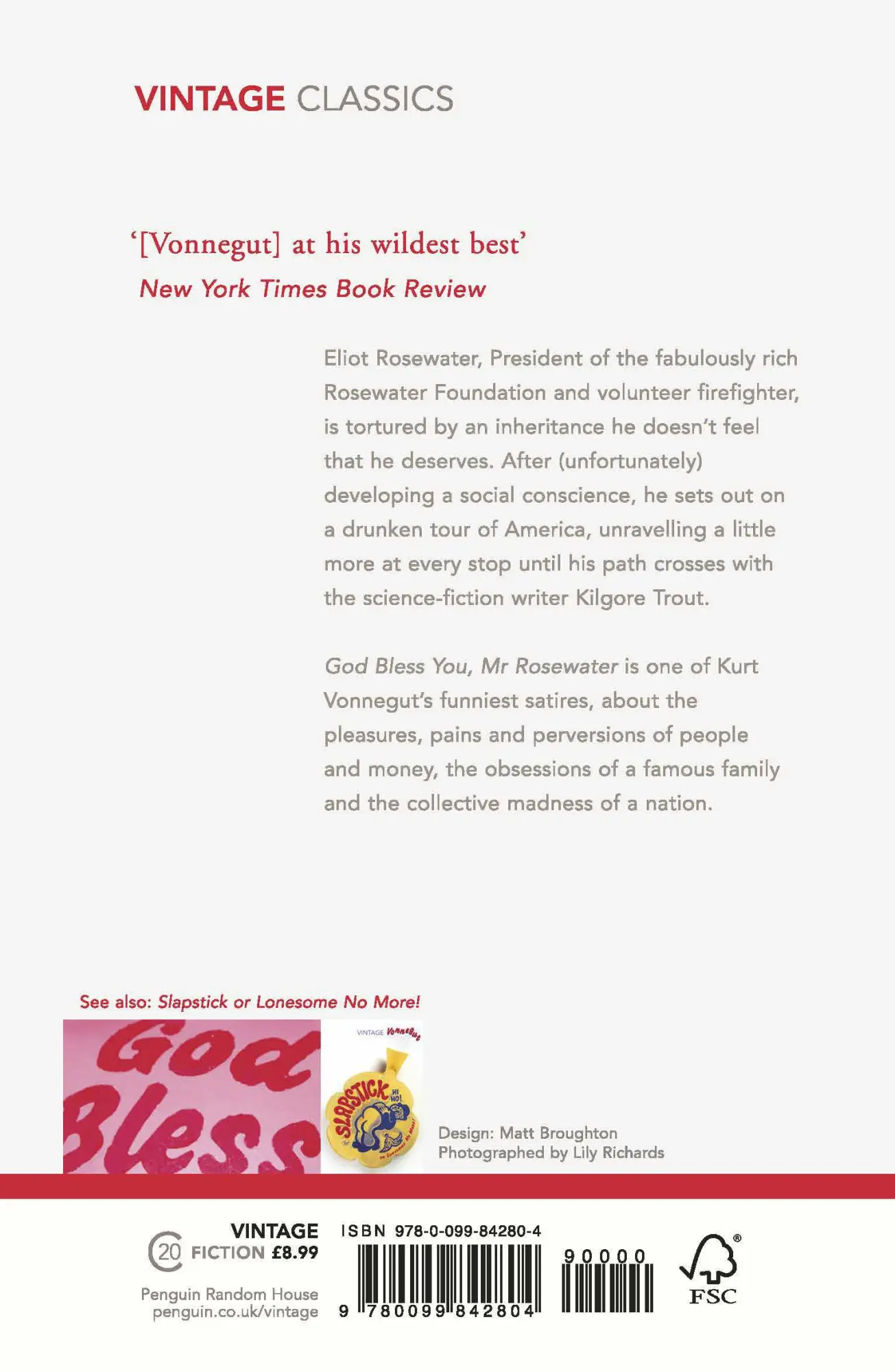 Rückseite: 9780099842804 | God Bless You, Mr Rosewater | Kurt Vonnegut | Taschenbuch | Englisch