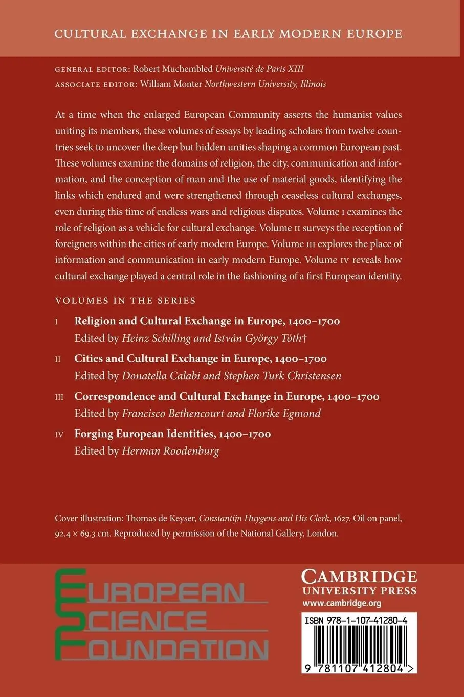 Rückseite: 9781107412804 | Cultural Exchange in Early Modern Europe. Volume 4, Forging...