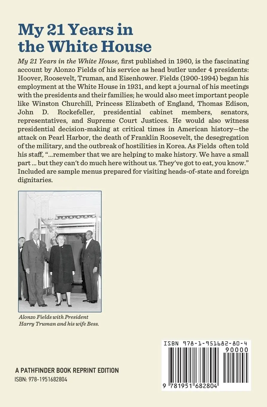 Rückseite: 9781951682804 | My 21 Years in the White House | Alonzo Fields | Taschenbuch | 2023