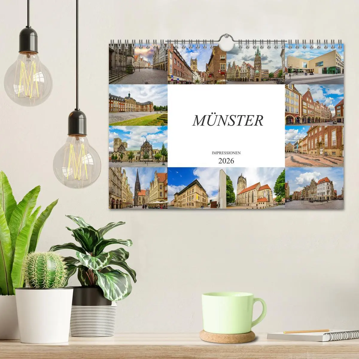 Bild: 9783457782804 | Münster Impressionen (Wandkalender 2026 DIN A4 quer), CALVENDO...