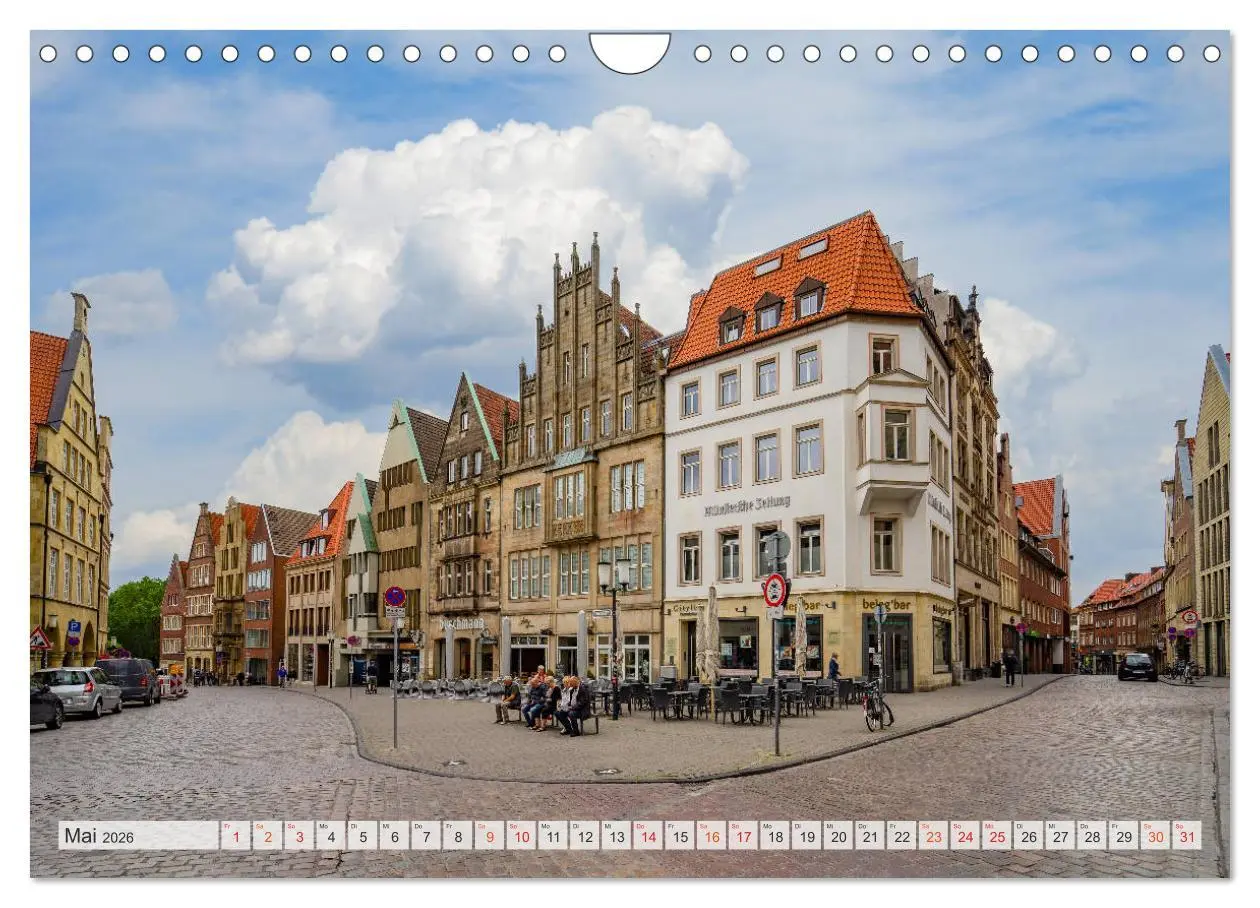 Bild: 9783457782804 | Münster Impressionen (Wandkalender 2026 DIN A4 quer), CALVENDO...