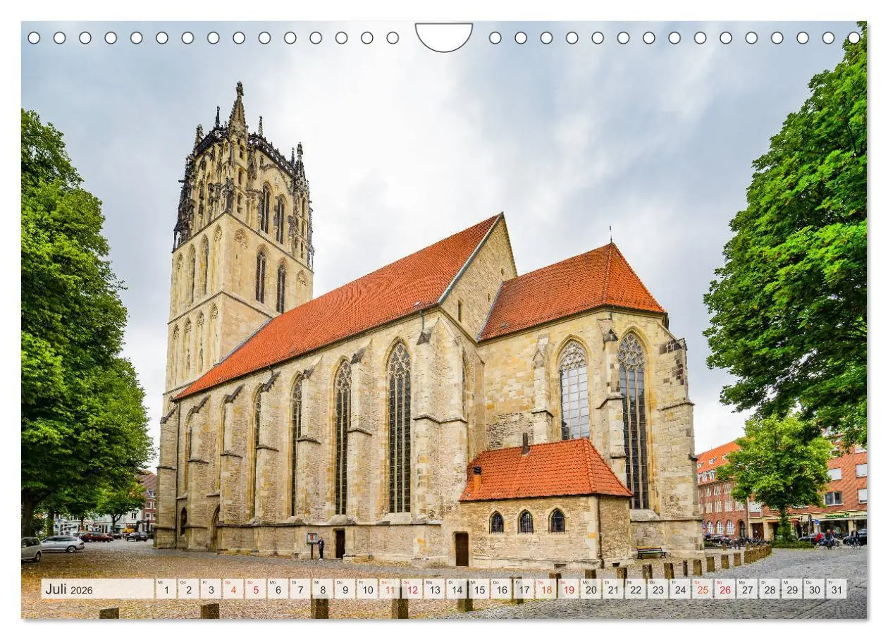 Bild: 9783457782804 | Münster Impressionen (Wandkalender 2026 DIN A4 quer), CALVENDO...