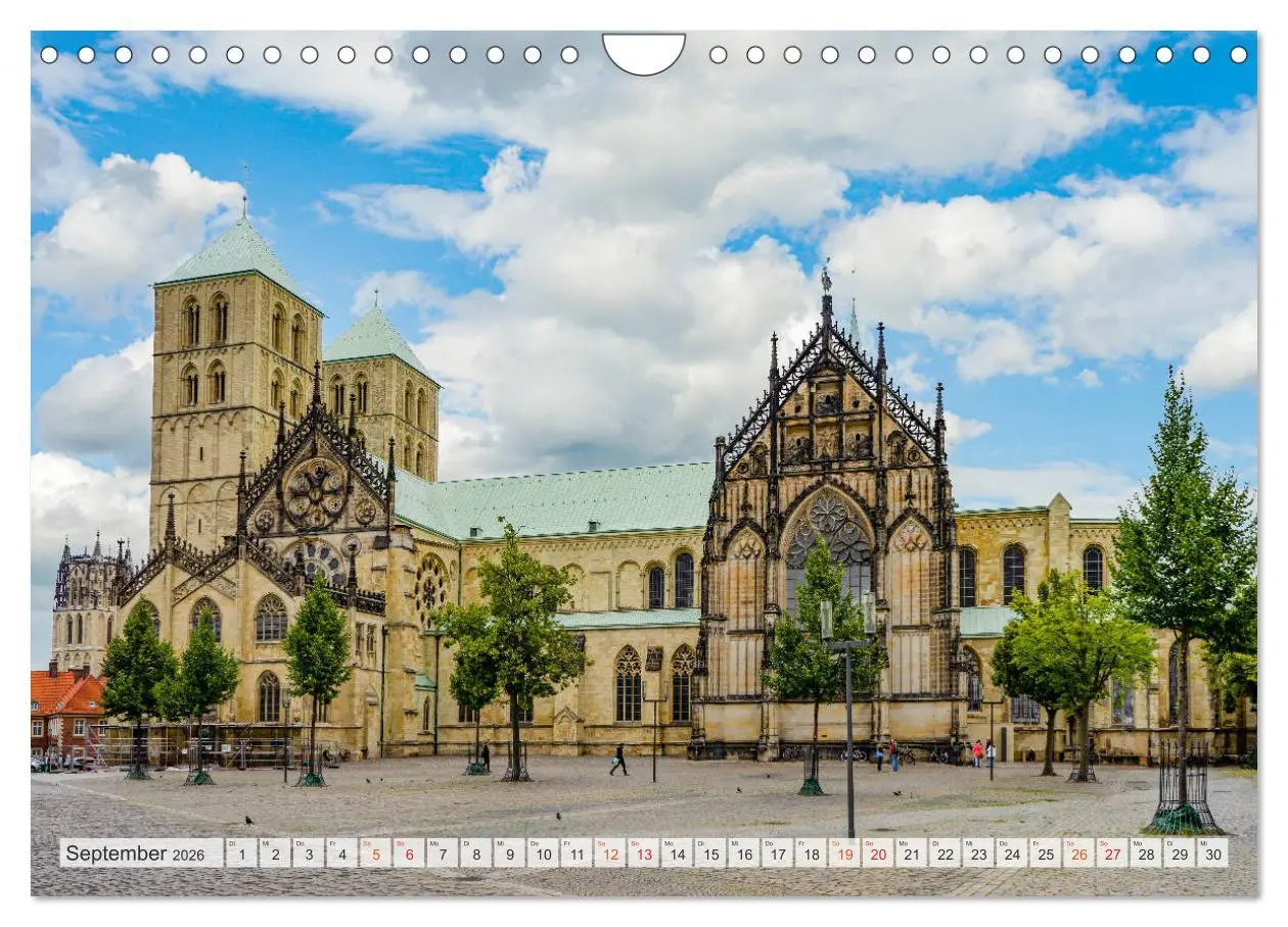 Bild: 9783457782804 | Münster Impressionen (Wandkalender 2026 DIN A4 quer), CALVENDO...
