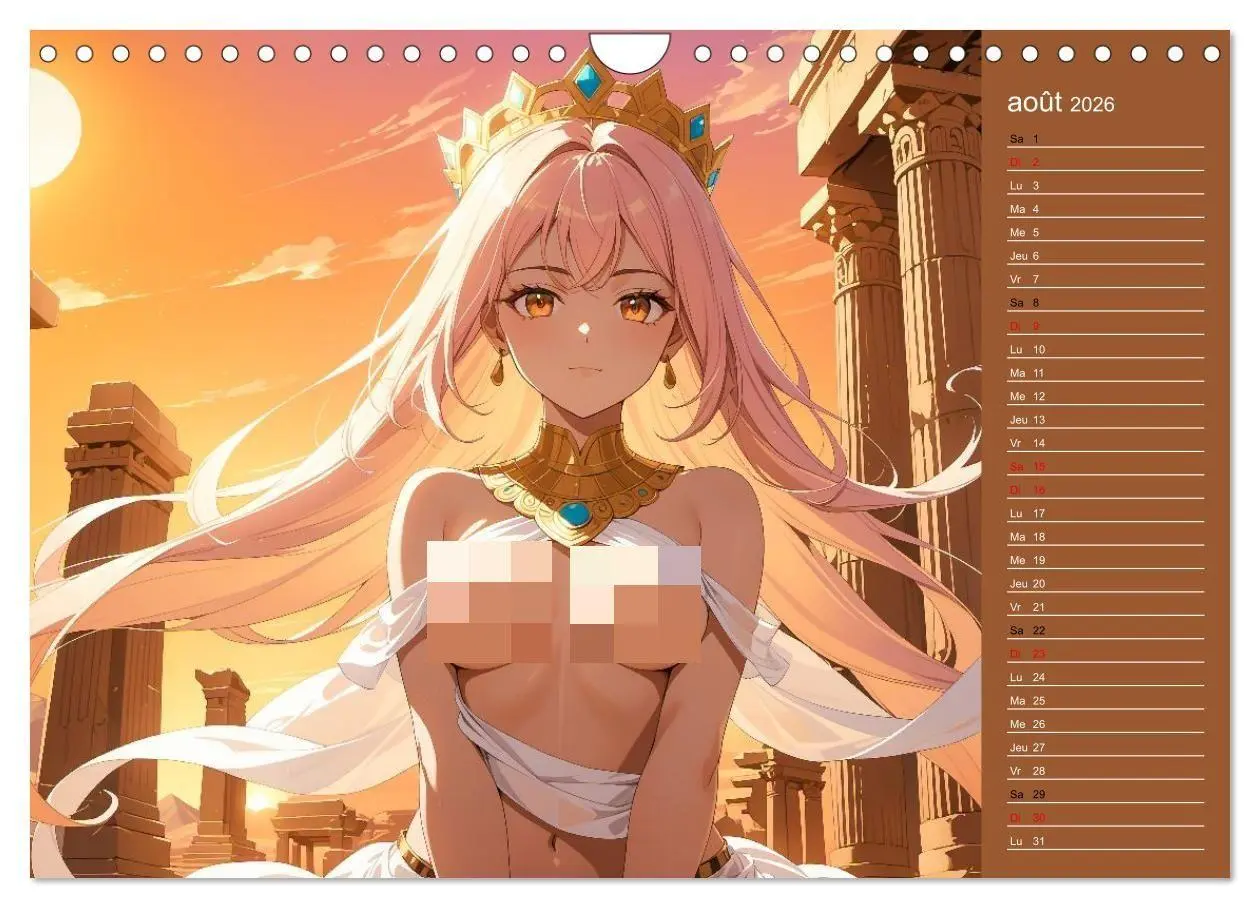 Bild: 9783516702804 | Mythes Sensuels - Déesses manga érotiques (Calendrier mural 2026...