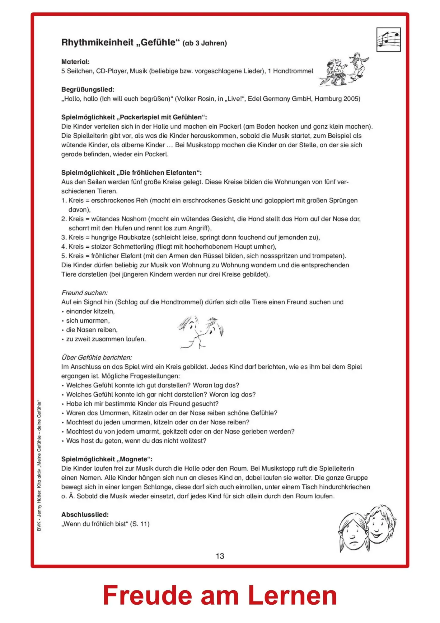Bild: 9783867402804 | Kita Aktiv: Projektmappe Meine Gefühle - deine Gefühle | Jenny Hütter