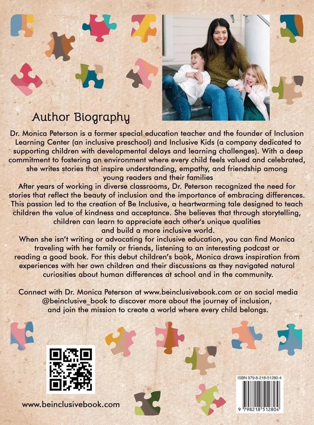 Rückseite: 9798218512804 | Be Inclusive | Monica Peterson | Buch | Englisch | 2024