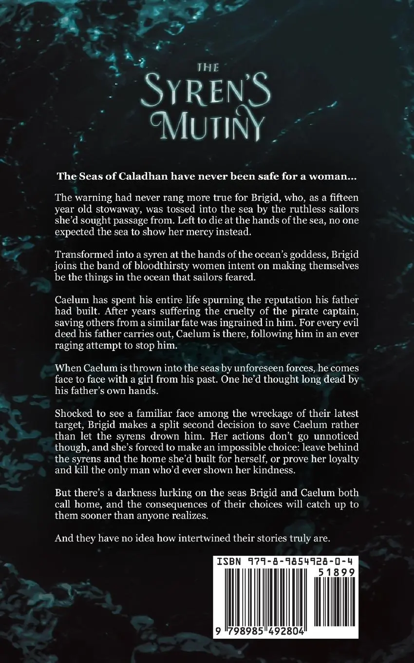 Rückseite: 9798985492804 | The Syren's Mutiny | Jessica S. Taylor | Taschenbuch | Englisch | 2022