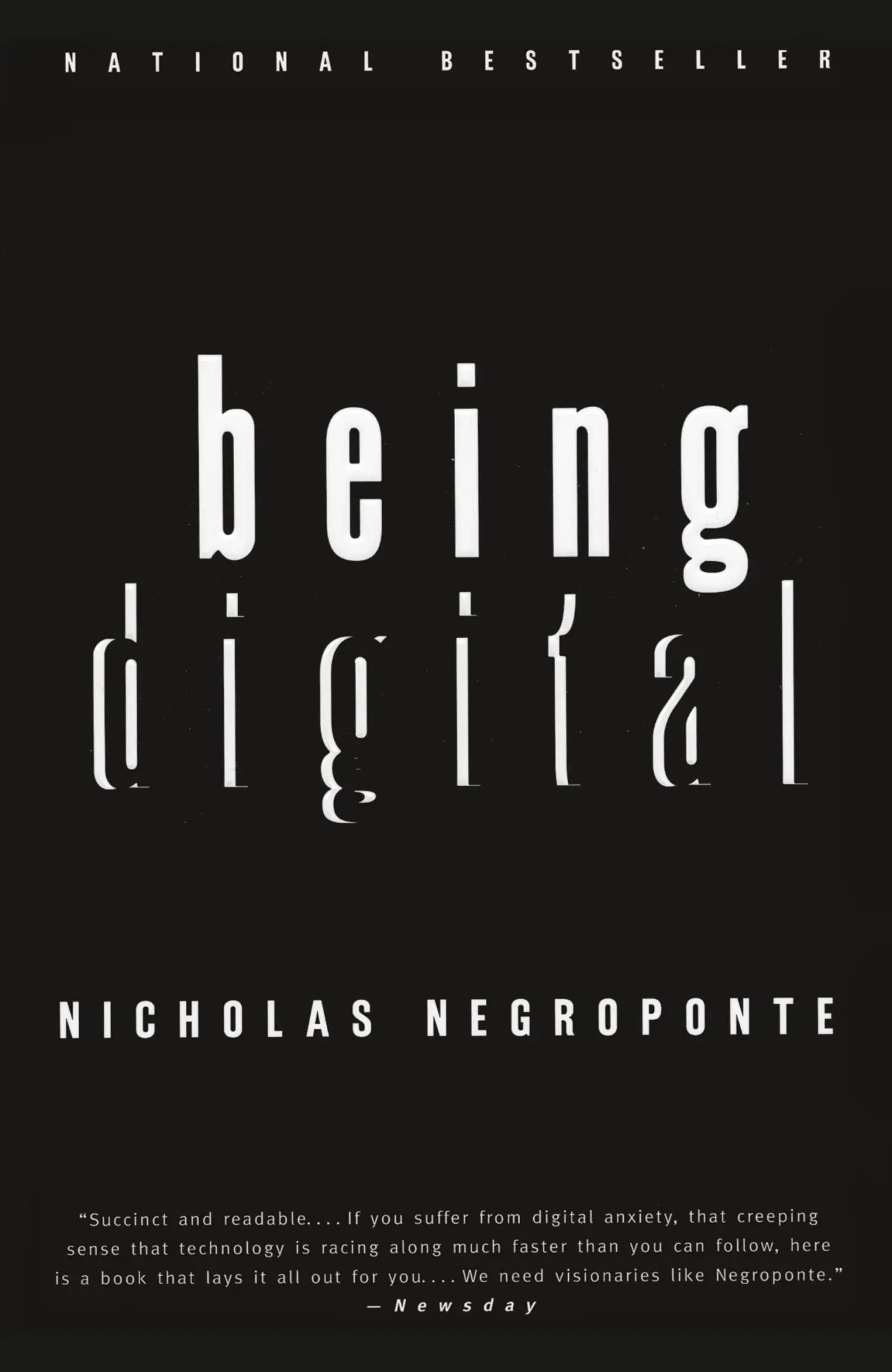 Cover: 9780679762904 | Being Digital | Nicholas Negroponte | Taschenbuch | Englisch | 1996 Cover: 9780679762904 | Being Digital | Nicholas Negroponte | Taschenbuch | Englisch | 1996