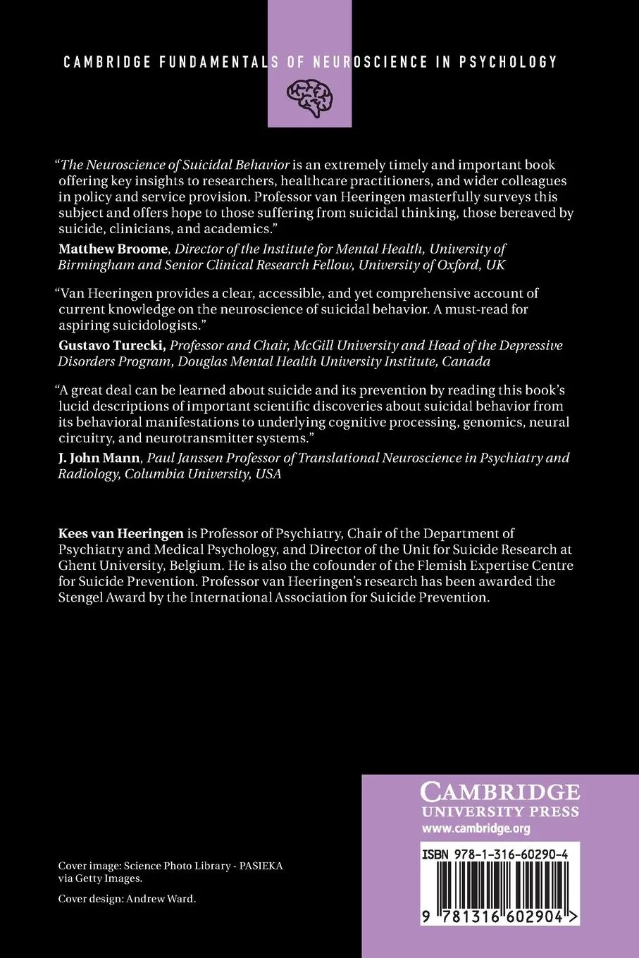 Rückseite: 9781316602904 | The Neuroscience of Suicidal Behavior | Kees Van Heeringen | Buch