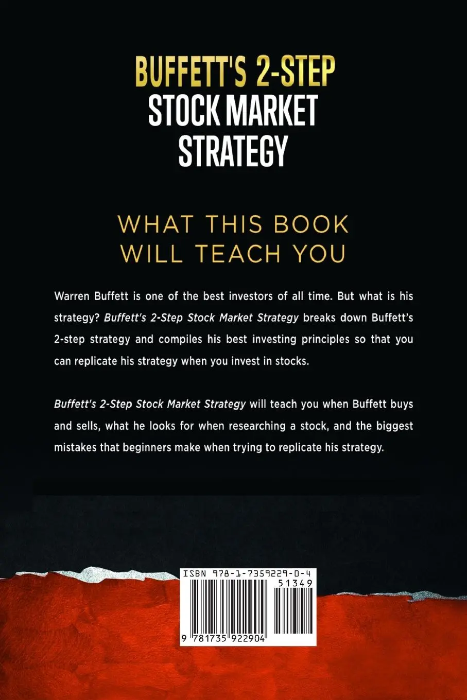 Rückseite: 9781735922904 | Buffett's 2-Step Stock Market Strategy | Danial Jiwani | Taschenbuch