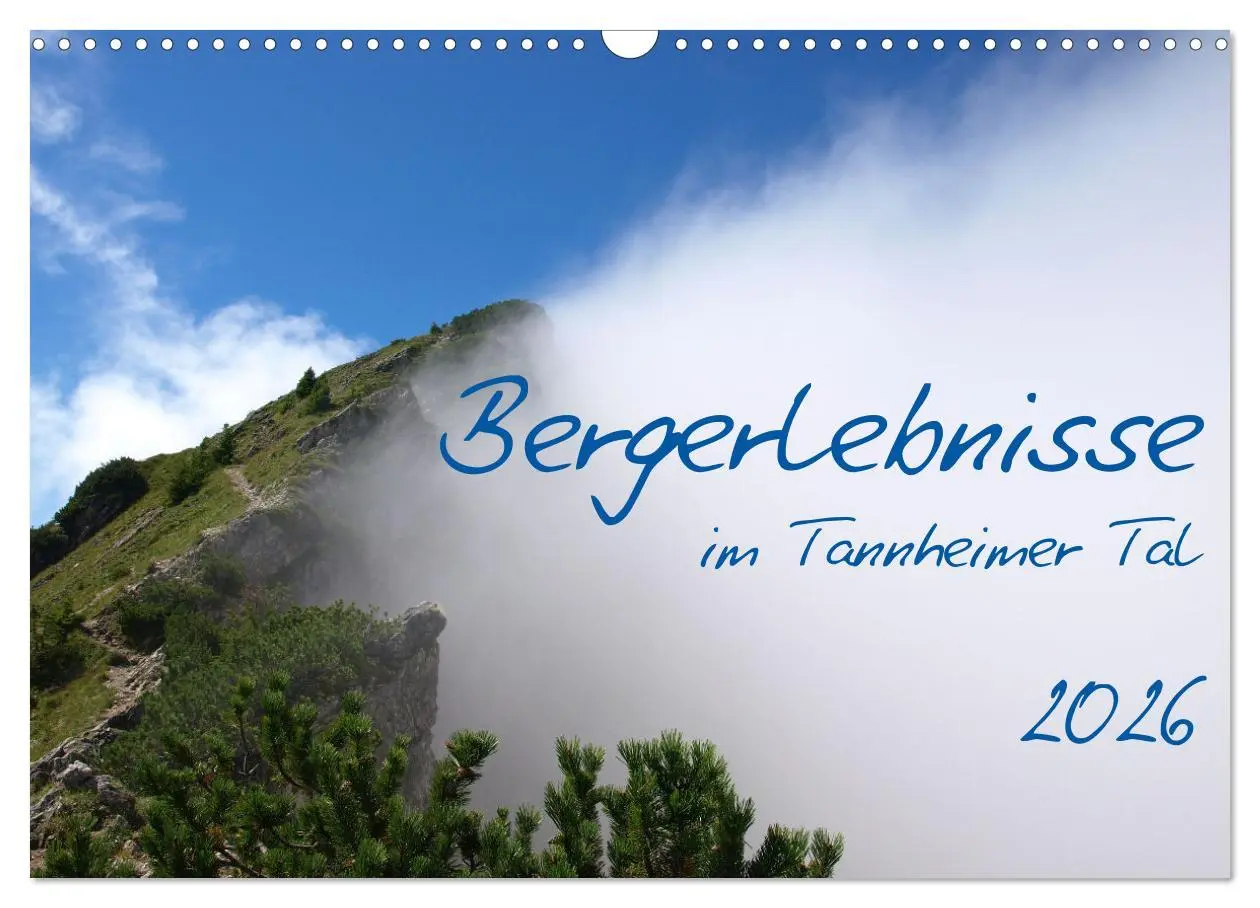 Cover: 9783457602904 | Bergerlebnisse im Tannheimer Tal (Wandkalender 2026 DIN A3 quer),...