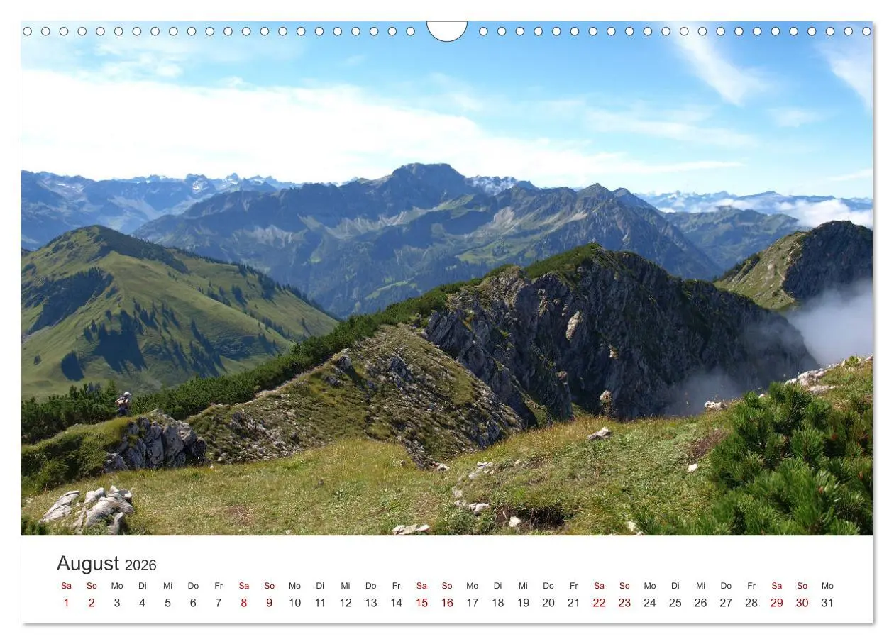 Bild: 9783457602904 | Bergerlebnisse im Tannheimer Tal (Wandkalender 2026 DIN A3 quer),...