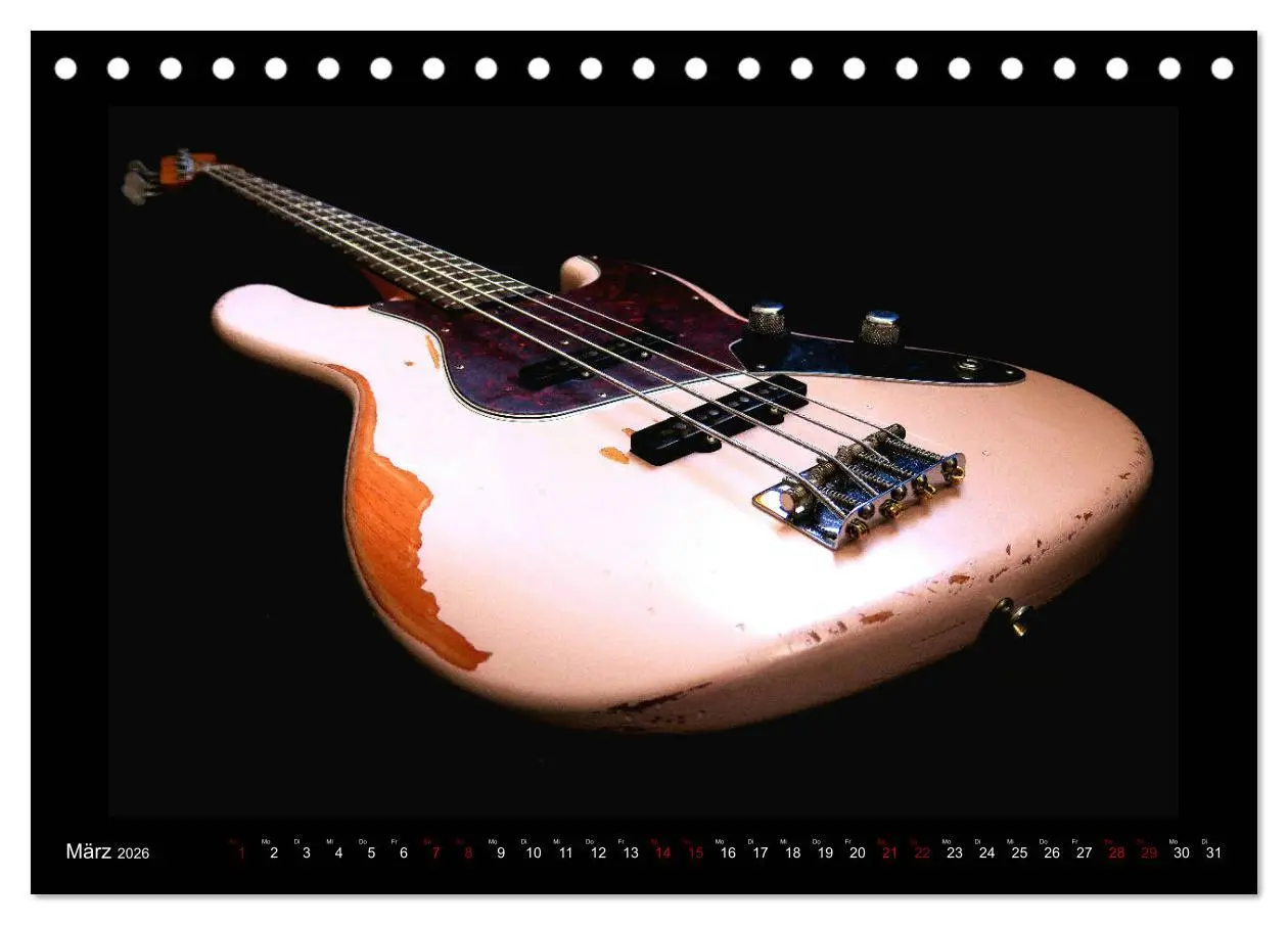 Bild: 9783457842904 | Rockgitarren im Blitzlicht (Tischkalender 2026 DIN A5 quer),...