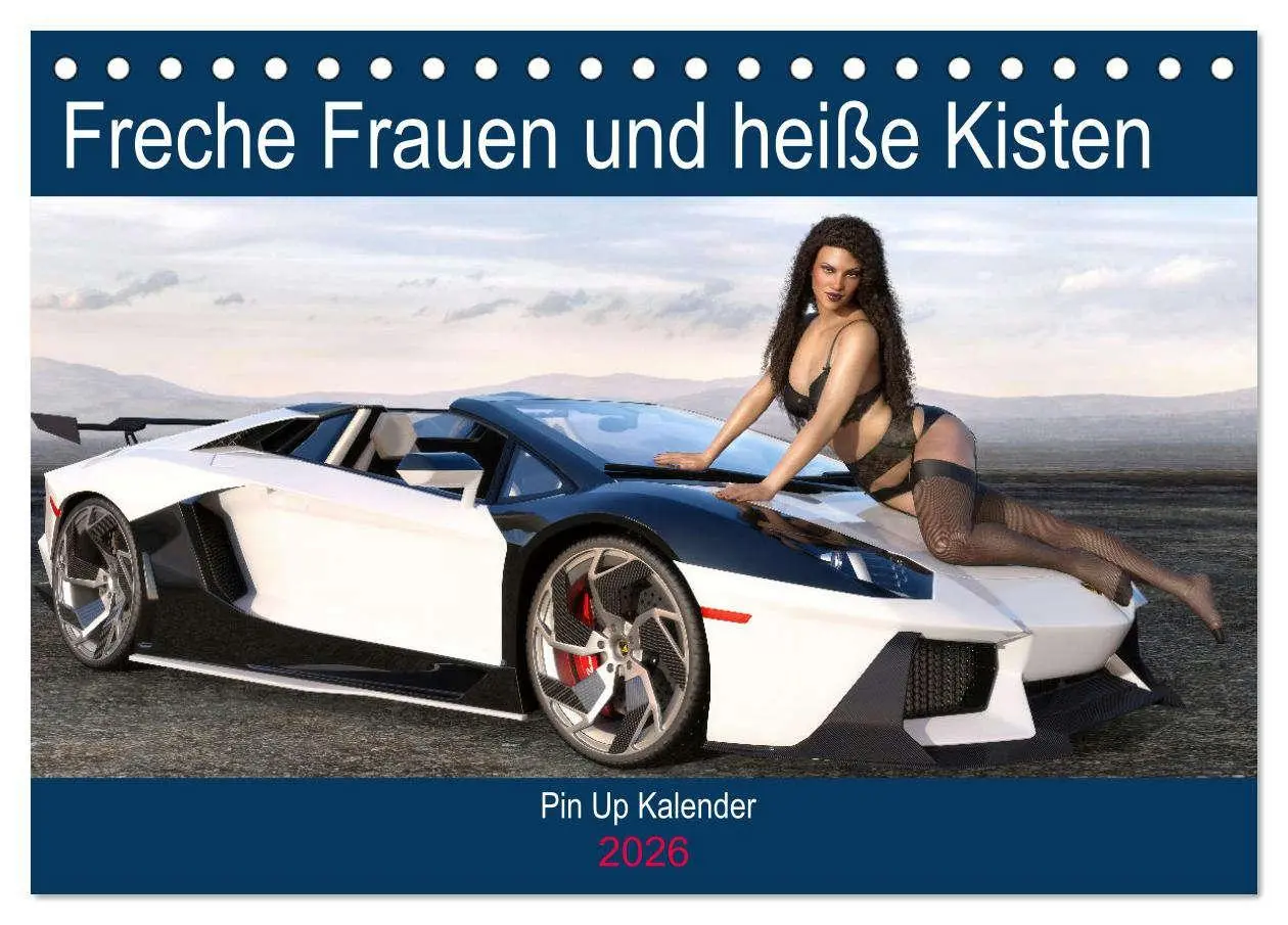 Cover: 9783457912904 | Freche Frauen und heiße Kisten (Tischkalender 2026 DIN A5 quer),...