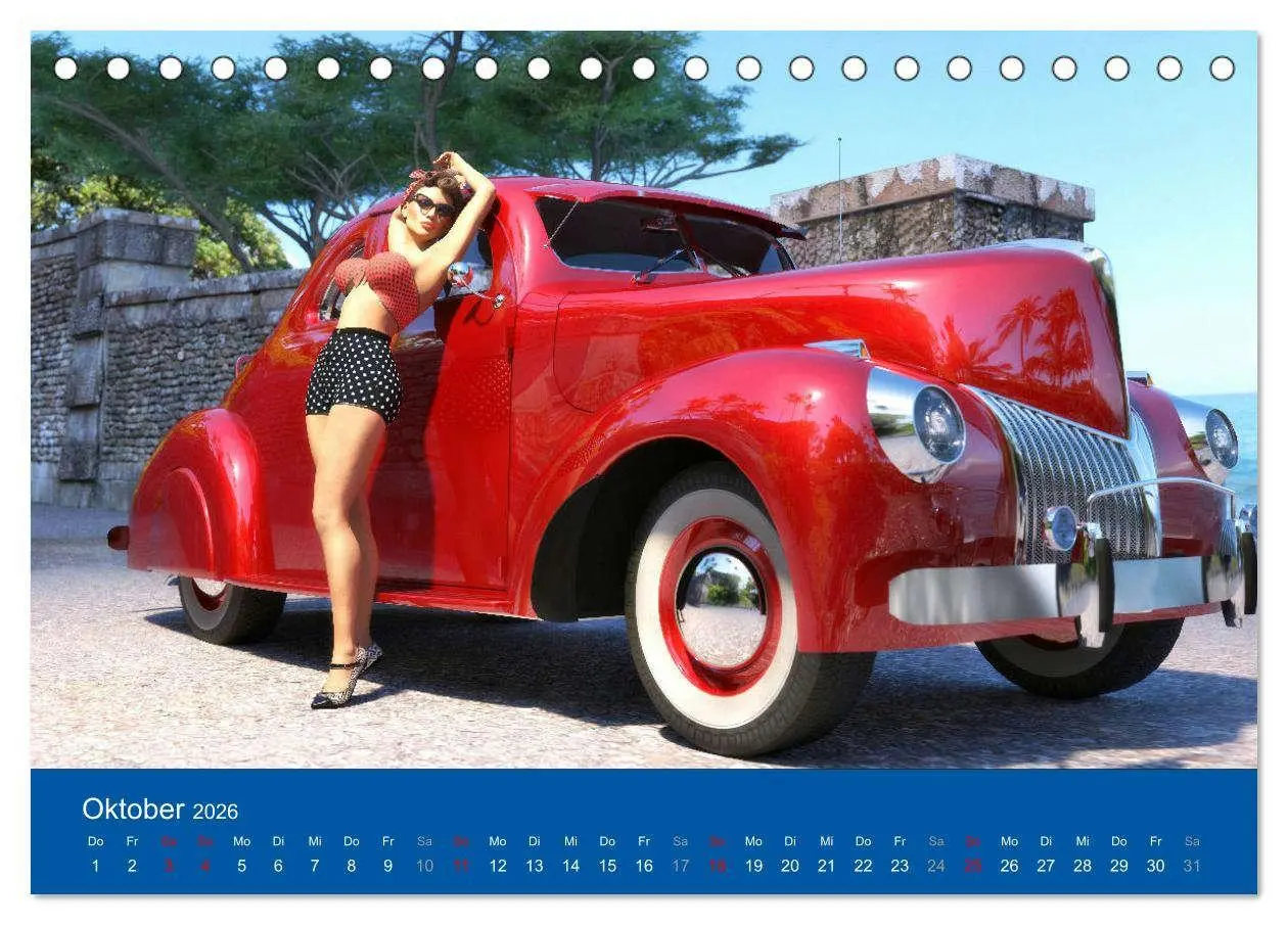 Bild: 9783457912904 | Freche Frauen und heiße Kisten (Tischkalender 2026 DIN A5 quer),...