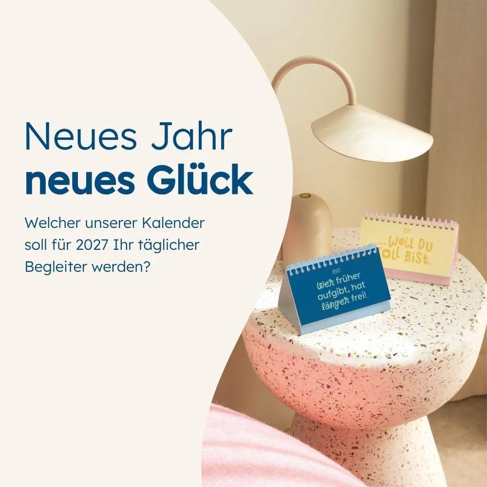 Bild: 9783986362904 | Mini-Kalender Colour Up 2027 Ich habs gut, ich hab dich | Original