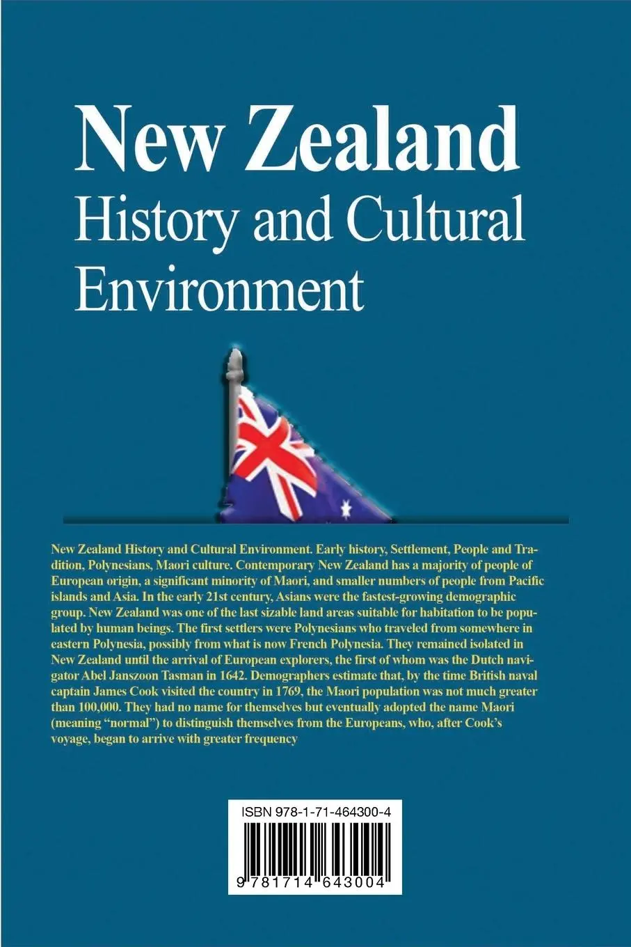 Rückseite: 9781714643004 | New Zealand History and Cultural Environment | Ollie Griffiths | Buch
