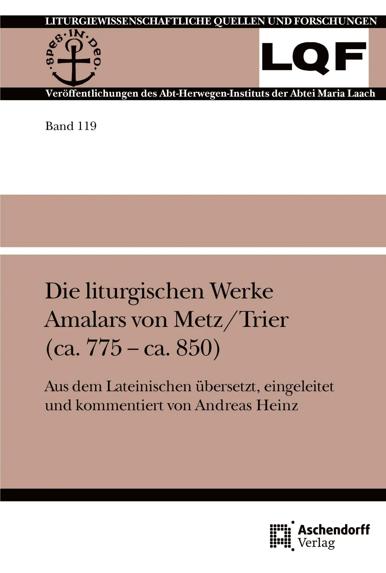 Cover: 9783402113004 | Die liturgischen Werke Amalars von Metz/Trier (ca. 775 - ca. 850)