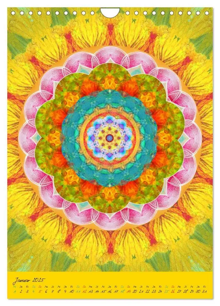 Bild: 9783457043004 | MANDALAS der Natur (Wandkalender 2025 DIN A4 hoch), CALVENDO...