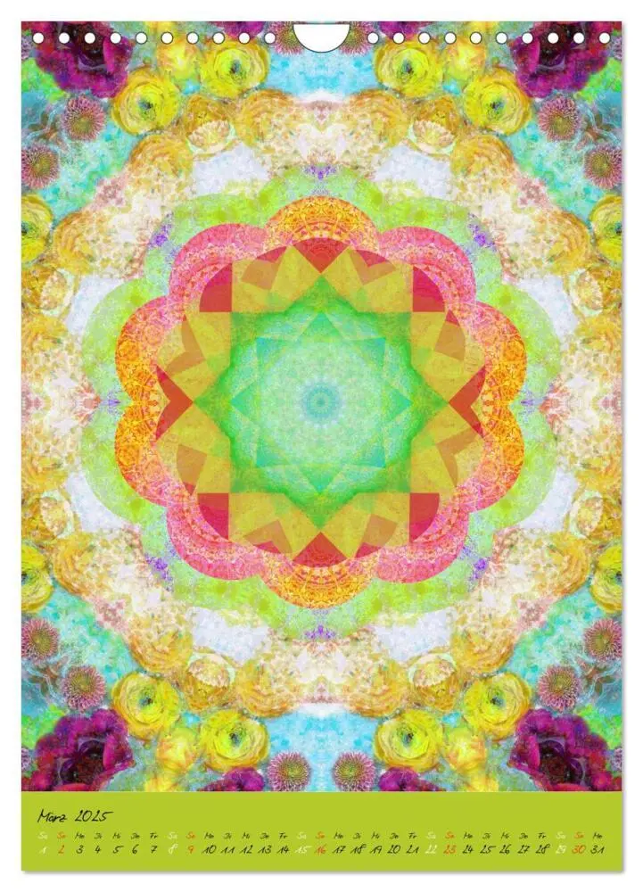 Bild: 9783457043004 | MANDALAS der Natur (Wandkalender 2025 DIN A4 hoch), CALVENDO...