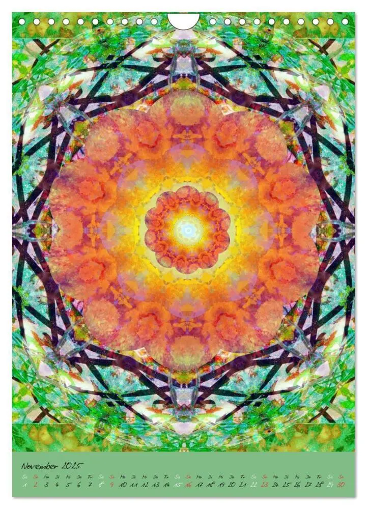 Bild: 9783457043004 | MANDALAS der Natur (Wandkalender 2025 DIN A4 hoch), CALVENDO...