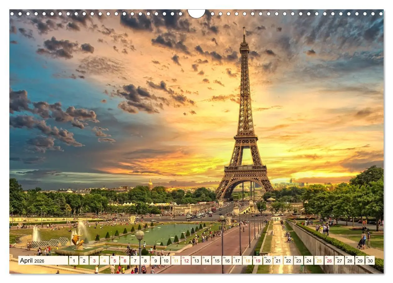 Bild: 9783457733004 | Eiffelturm - Ikone der Architektur (Wandkalender 2026 DIN A3 quer),...