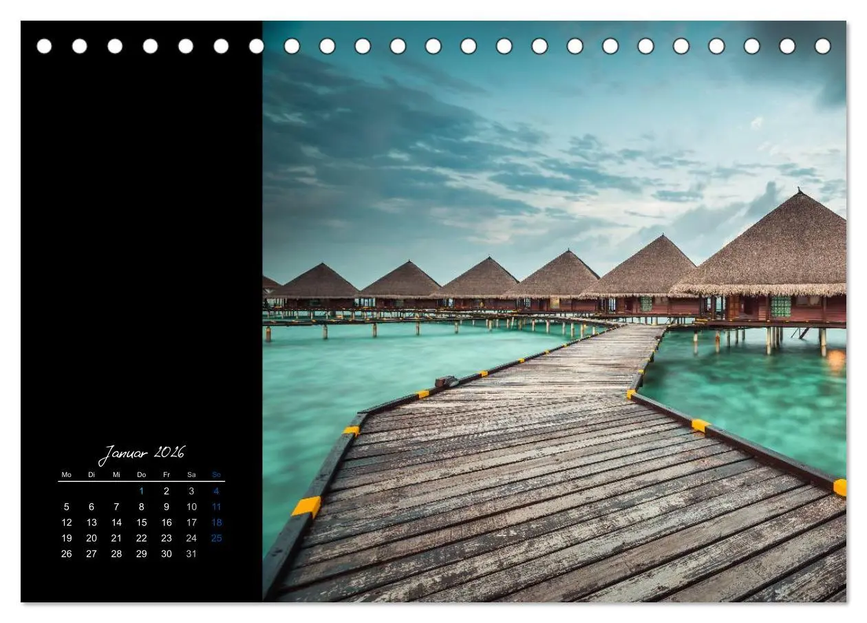 Bild: 9783516133004 | Malediven - dem Himmel so nah (Tischkalender 2026 DIN A5 quer),...
