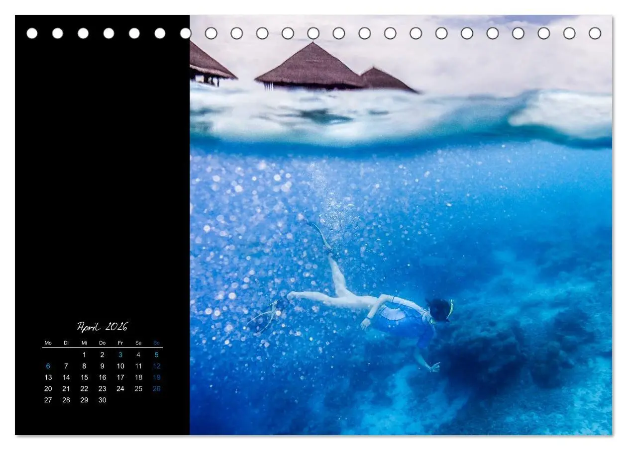 Bild: 9783516133004 | Malediven - dem Himmel so nah (Tischkalender 2026 DIN A5 quer),...