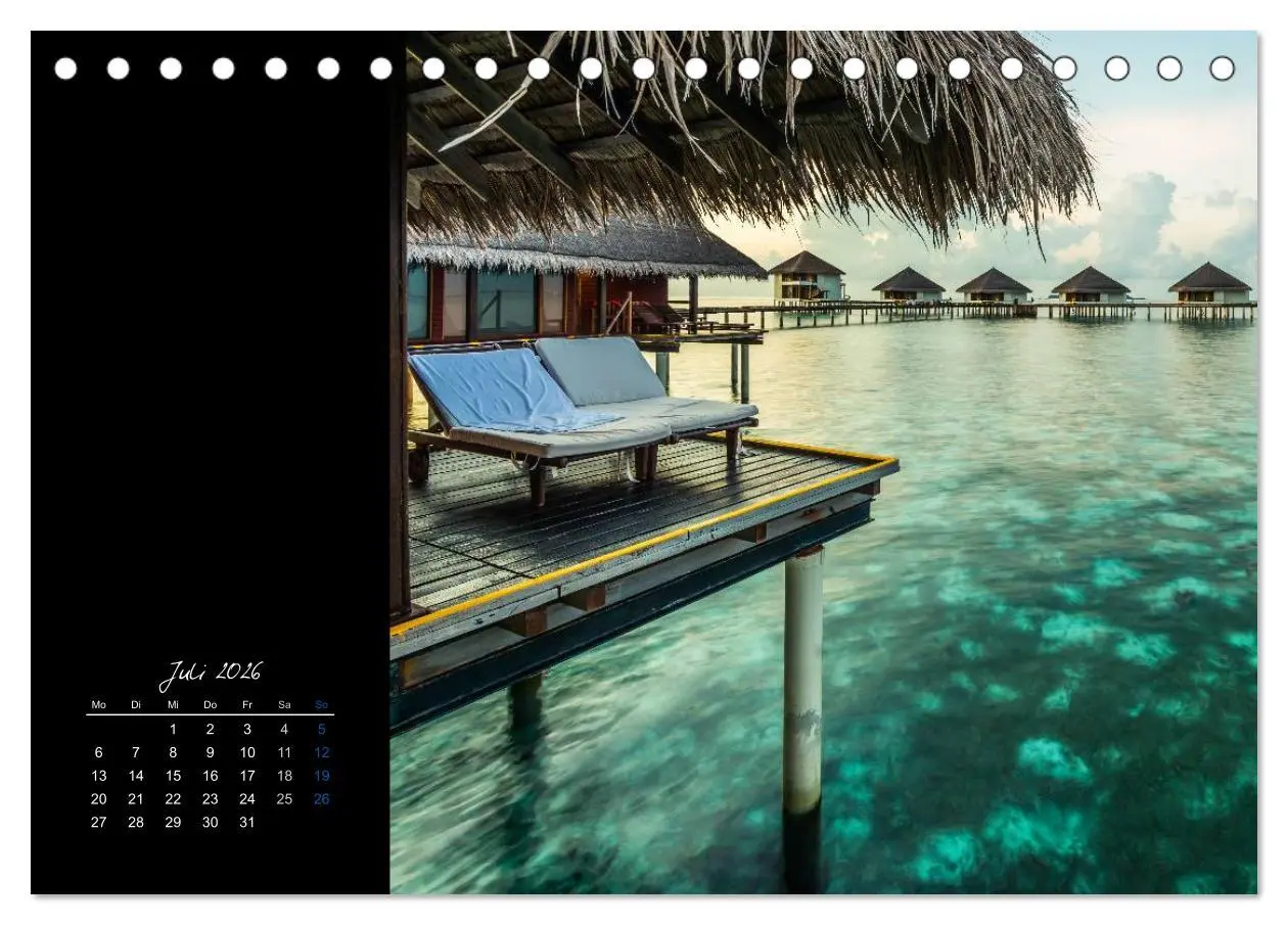 Bild: 9783516133004 | Malediven - dem Himmel so nah (Tischkalender 2026 DIN A5 quer),...