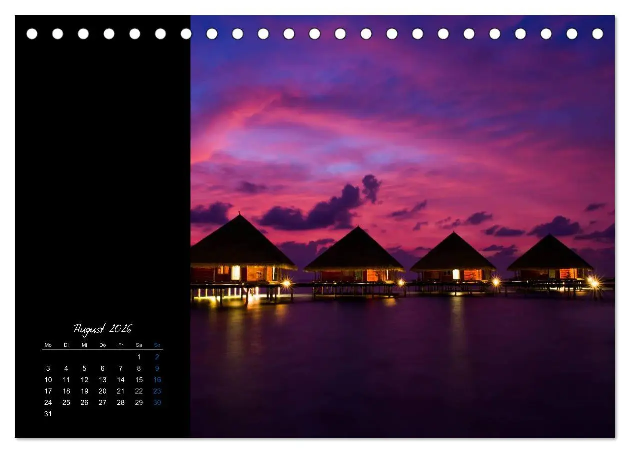 Bild: 9783516133004 | Malediven - dem Himmel so nah (Tischkalender 2026 DIN A5 quer),...