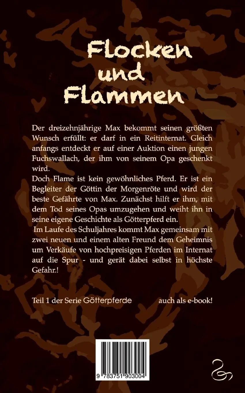 Rückseite: 9783751903004 | Flocken und Flammen | Götterpferde | Ina Deas | Taschenbuch | 250 S.
