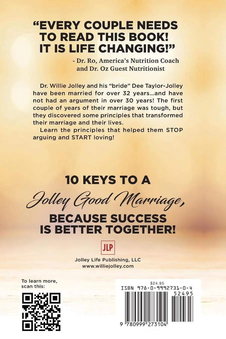 Rückseite: 9780999273104 | Make Love, Make Money, Make It Last! | Willie Jolley (u. a.) | Buch