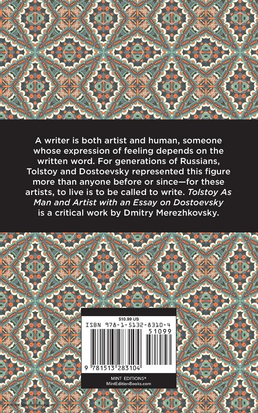 Rückseite: 9781513283104 | Tolstoy As Man and Artist with an Essay on Dostoyevsky | Merezhkovsky