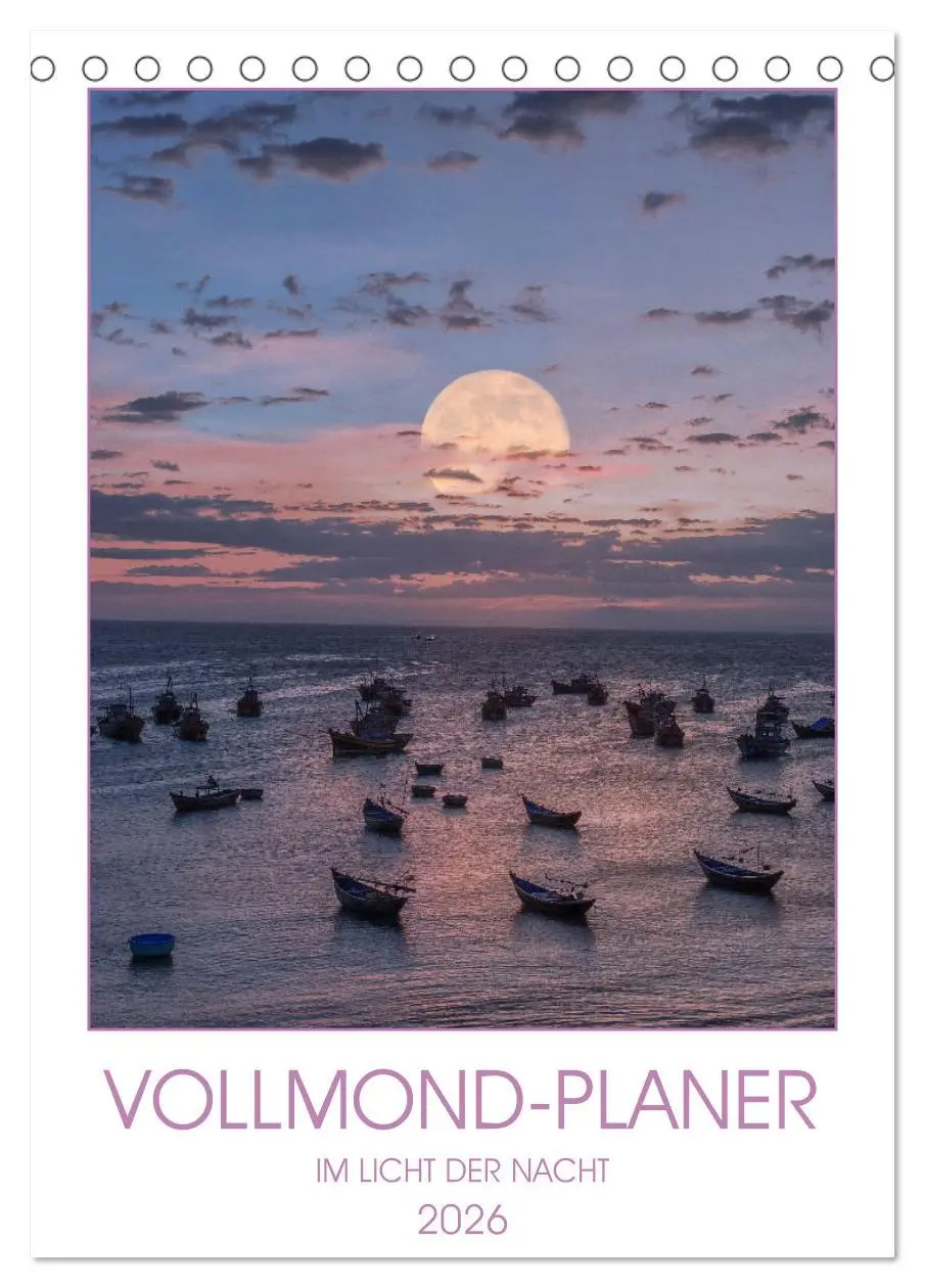 Cover: 9783516363104 | VOLLMOND-Planer - Im Licht der Nacht (Tischkalender 2026 DIN A5...
