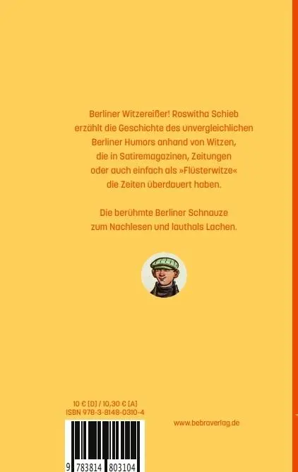 Rückseite: 9783814803104 | Berliner Witz | Roswitha Schieb | Buch | BeBra MINI | 80 S. | Deutsch