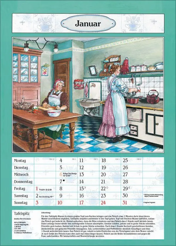 Bild: 9783819303104 | Aus Großmutters Küche 2027 | Verlag Korsch | Kalender | 13 S. | 2027