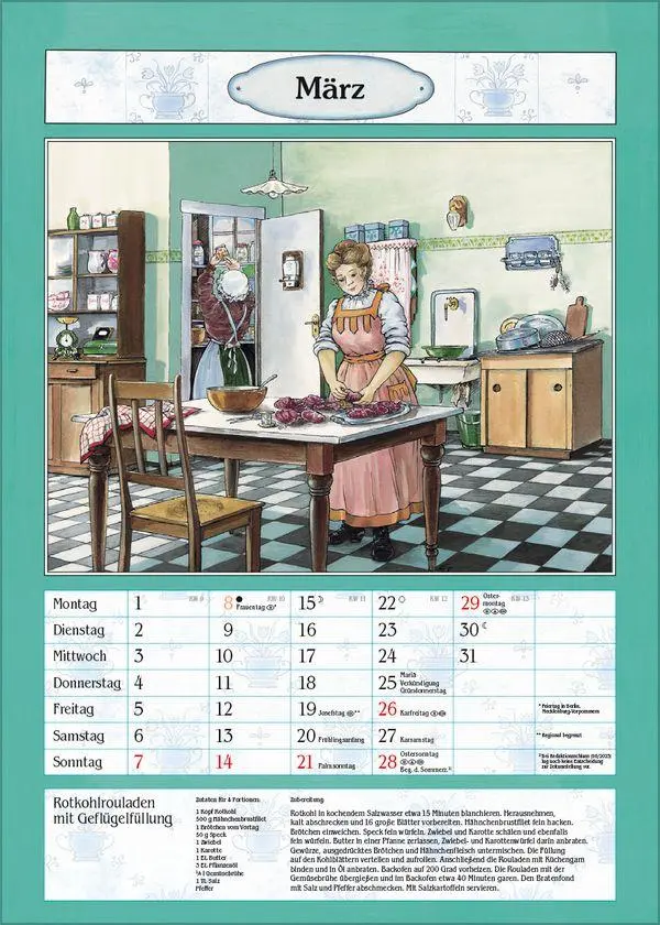 Bild: 9783819303104 | Aus Großmutters Küche 2027 | Verlag Korsch | Kalender | 13 S. | 2027