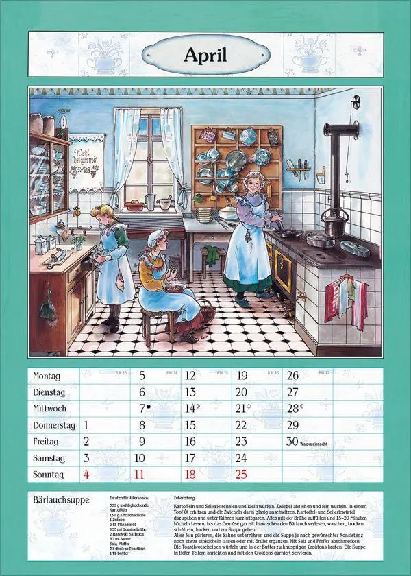Bild: 9783819303104 | Aus Großmutters Küche 2027 | Verlag Korsch | Kalender | 13 S. | 2027