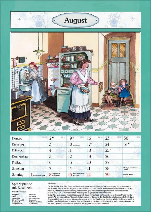 Bild: 9783819303104 | Aus Großmutters Küche 2027 | Verlag Korsch | Kalender | 13 S. | 2027