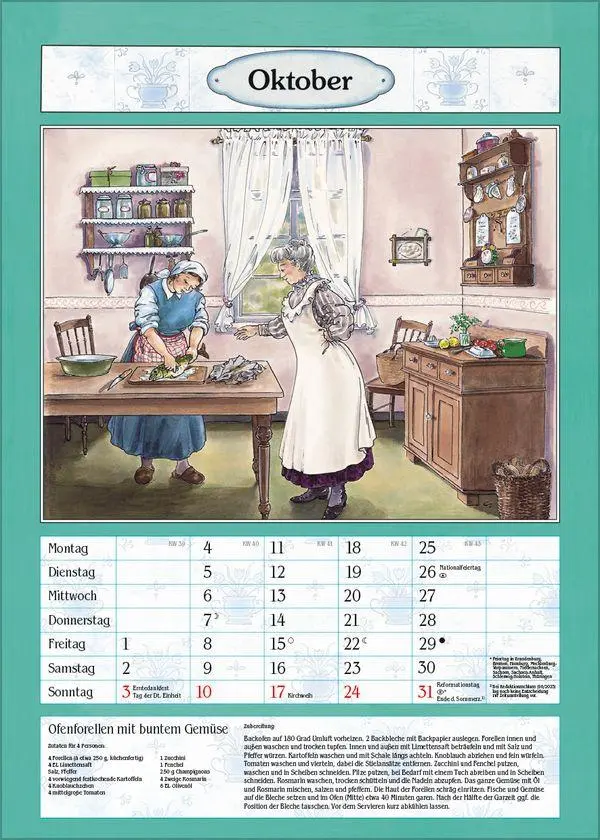 Bild: 9783819303104 | Aus Großmutters Küche 2027 | Verlag Korsch | Kalender | 13 S. | 2027