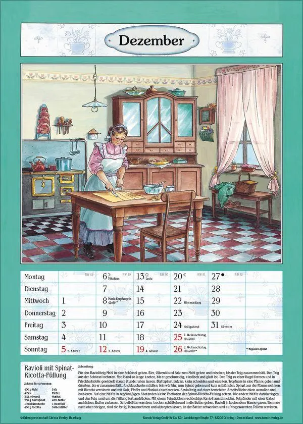 Bild: 9783819303104 | Aus Großmutters Küche 2027 | Verlag Korsch | Kalender | 13 S. | 2027
