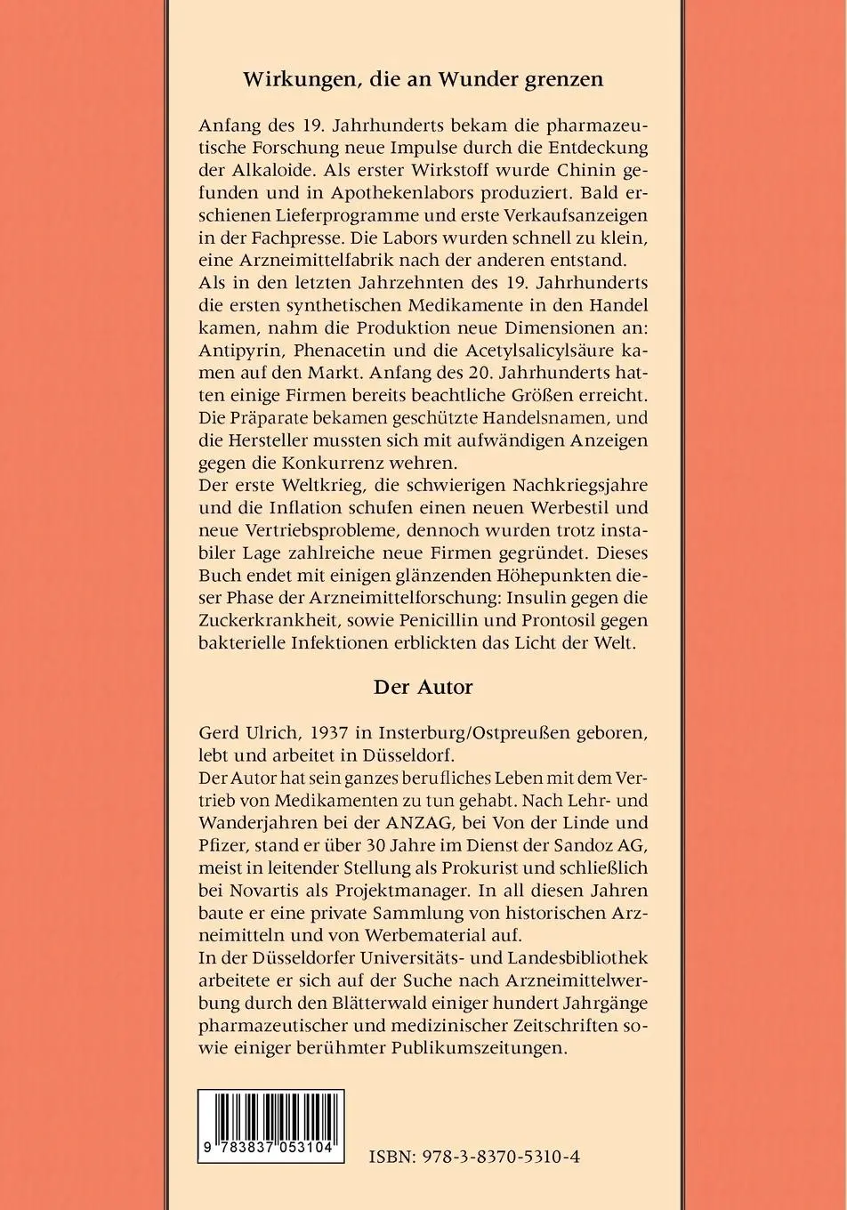 Rückseite: 9783837053104 | Wirkungen, die an Wunder grenzen | Gerd Ulrich | Taschenbuch | 232 S.